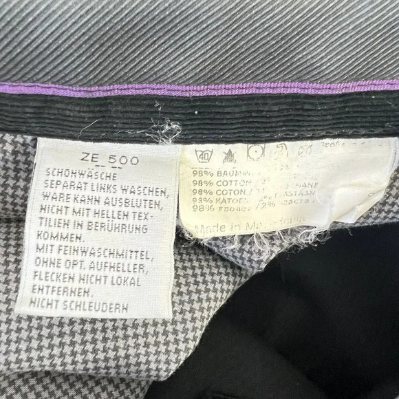 Hiltl Mens Black Corduroy Straight Leg Pants Size 38x29 - Picture 4 of 7